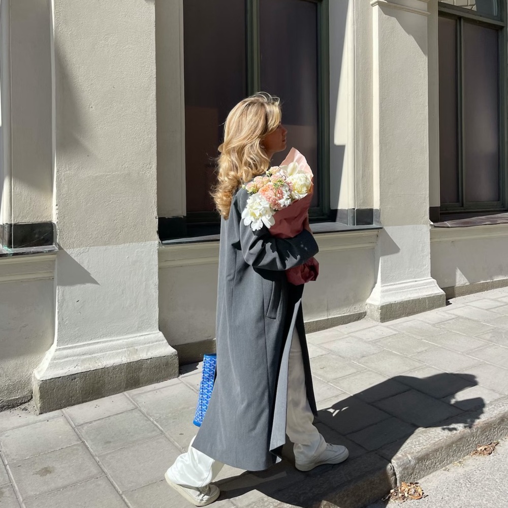Djerf Avenue Grey Forever Coat 🩶